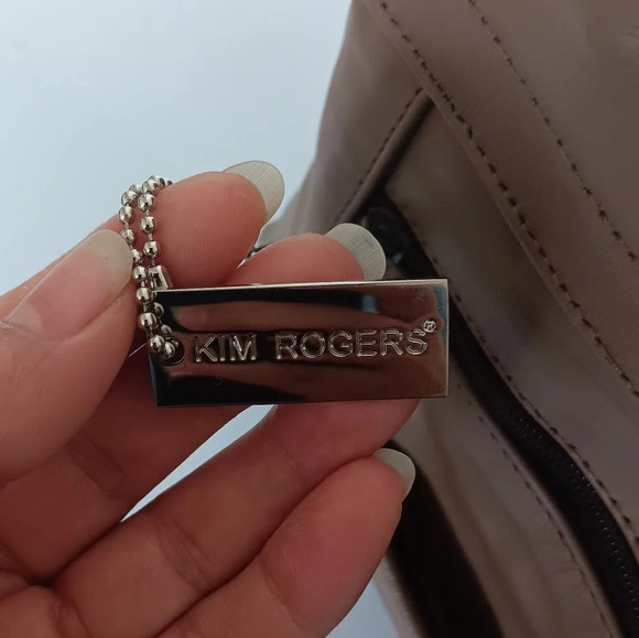 genuine leather,shoulder bag, Kim Rogers,brown Boho,hippie,multipockets. - Picture 9 of 17